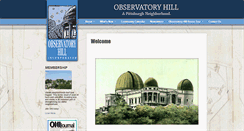 Desktop Screenshot of observatoryhill.net